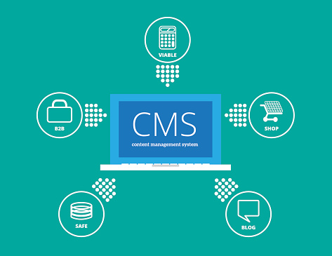 cms vector illustration